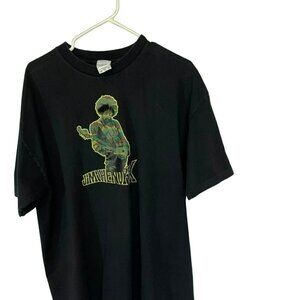 AL Style Apparel Jimi Hendrix Graphic Short Sleeve Crew Neck Pullover Tee Men XL